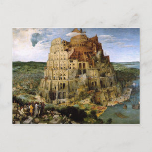 Tower of Babel Postcard