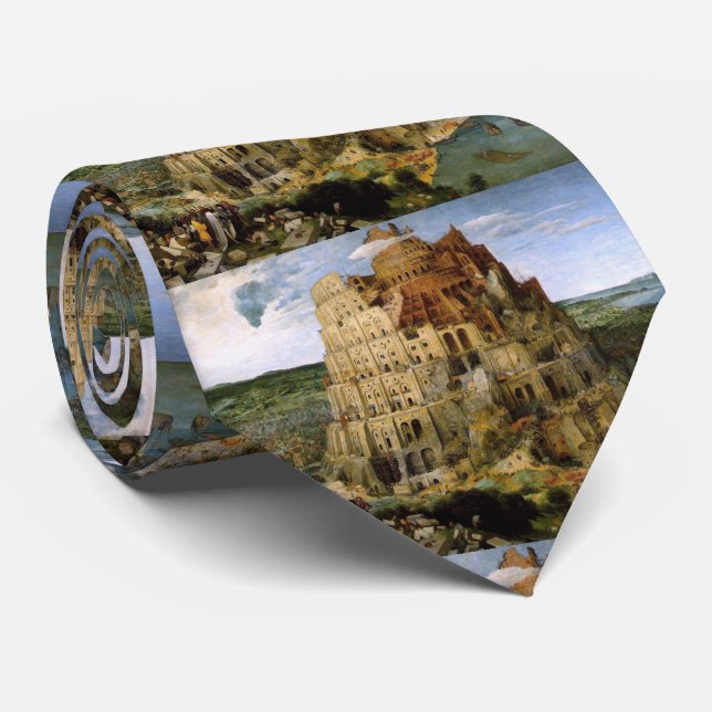 Tower of Babel Tie (Rolled)