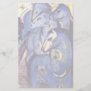 Tower Of Blue Horses By Marc Franz Stationery