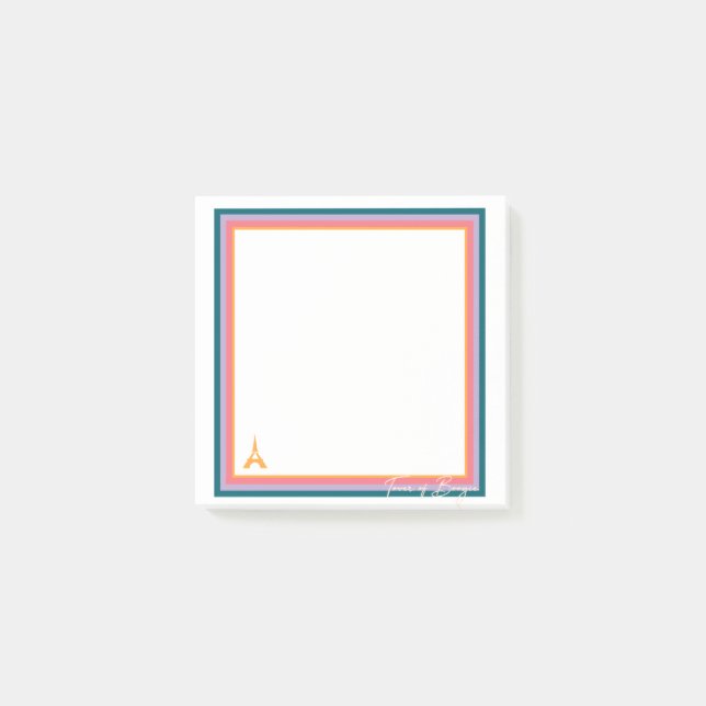 Tower of Bougie Post-It® Notes, 3" x 3" Post-it Notes (Front)