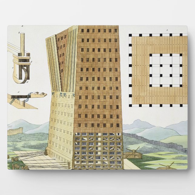 Tower of Demetrius Poliorcetes (336-283 BC) during Plaque (Front)