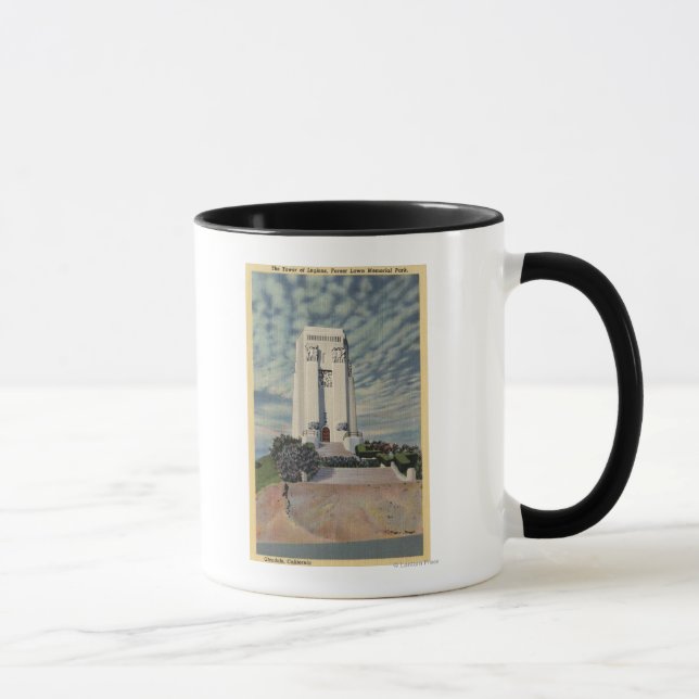 Tower of Legions, Forest Lawn Memorial Park Mug (Right)