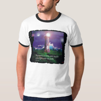 'Tower of Light & Love' Men's Ringer T-Shirt