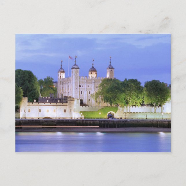 Tower of London and River Thames Postcard (Front)