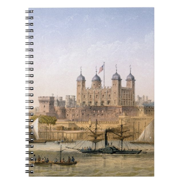 Tower of London, c.1862 (colour litho) Notebook (Front)