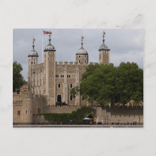 Tower Of London England Seen From Across The River Postcard