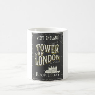 Tower of london England vintage poster Coffee Mug