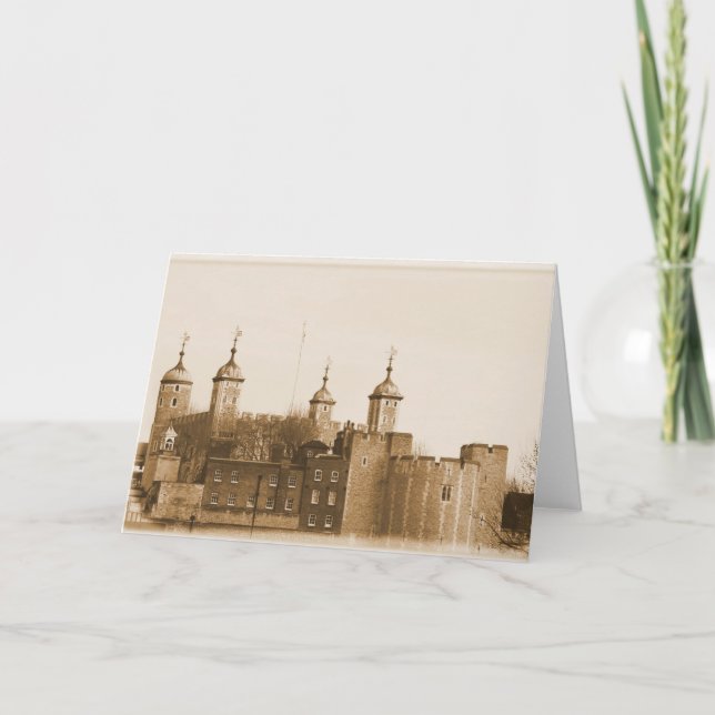 Tower of London Greeting Card (Front)
