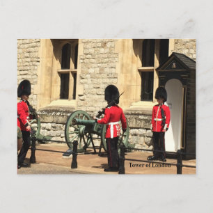 Tower of London Guards Postcard