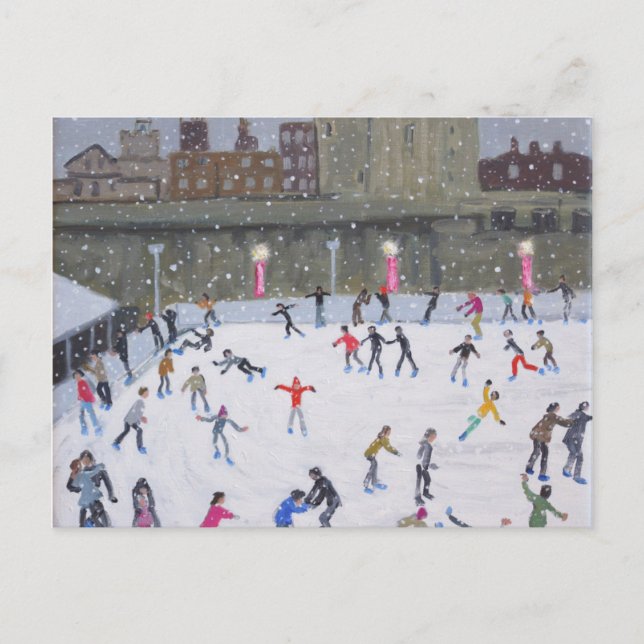Tower of London Ice Rink 2015 Postcard (Front)