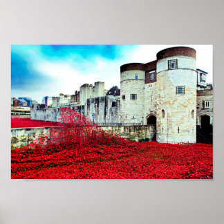 Tower Of London Poppies Red Poppy Poster