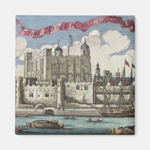 Tower of London Seen from the River Thames Magnet