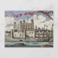 Tower of London Seen from the River Thames