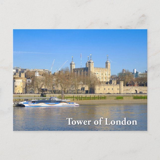 Tower of London, UK Postcard (Front)