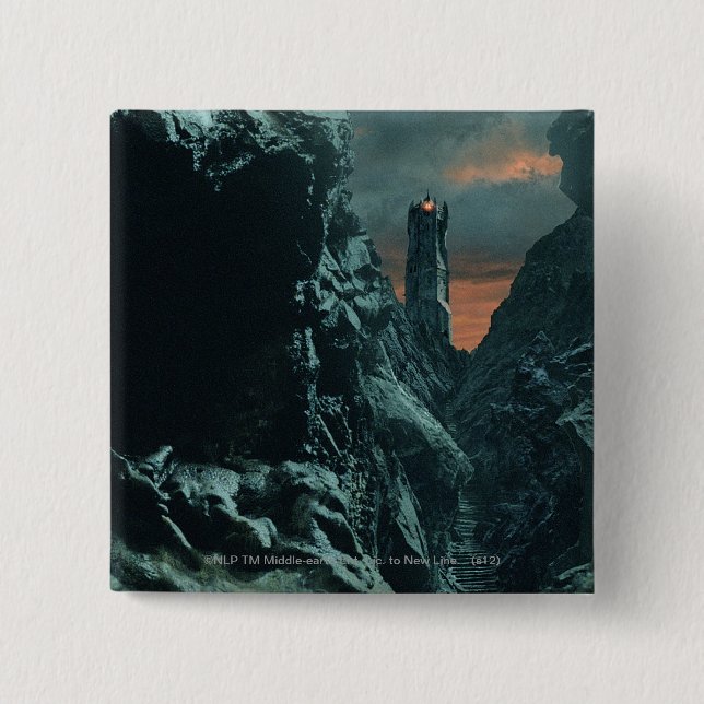 Tower of Orthanc 15 Cm Square Badge (Front)