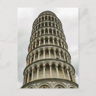 Tower of Pisa Bridal Shower Game Postcard