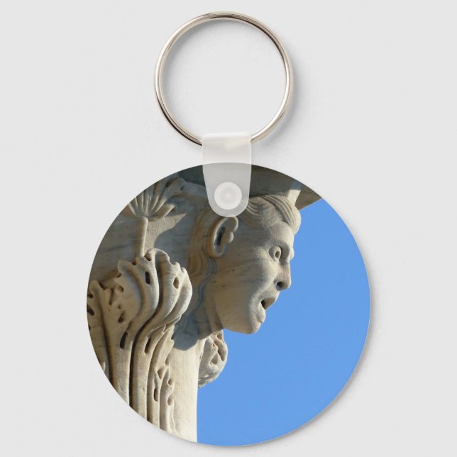 Tower of Pisa column detail, Italy - keychain (Front)
