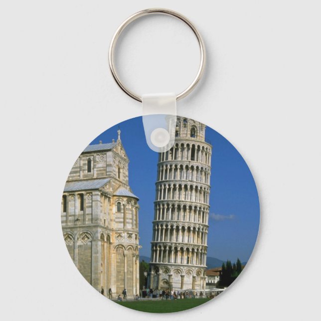 Tower of Pisa, Italy Key Ring (Front)