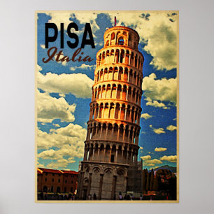 Tower Of Pisa ltaly Poster