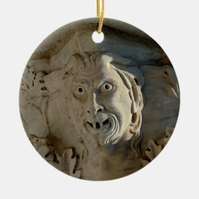 Tower of Pisa Mascherone, Italy - ornament (Front)