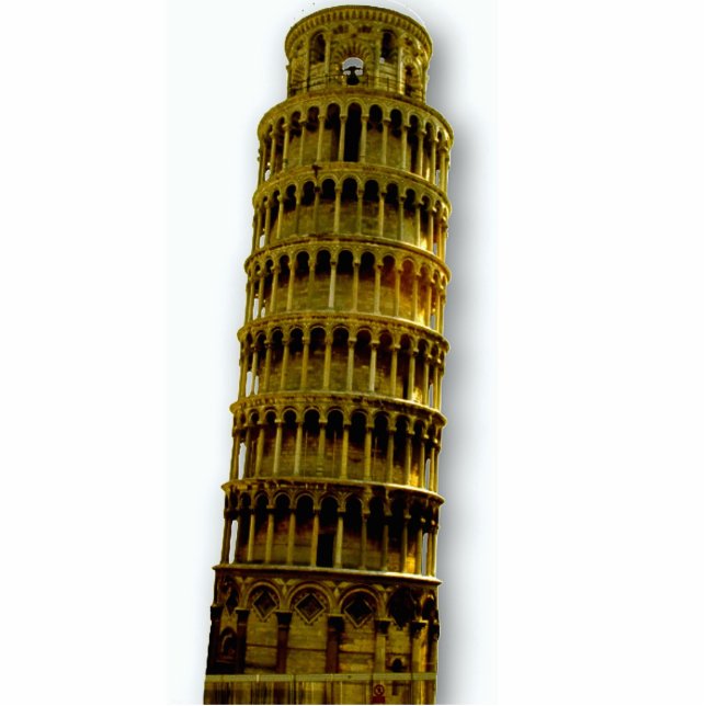 Tower of Pisa PhotoSculpture Standing Photo Sculpture (Front)