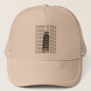 Tower Of Pisa Trucker Hat