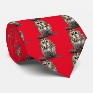 Tower owl tie