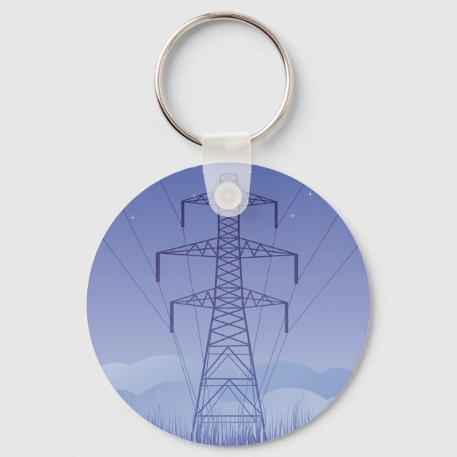 Tower Power Line Keychain (Front)