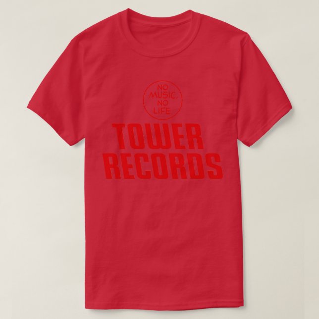 Tower Records Long Sleeve T-Shirt (Design Front)