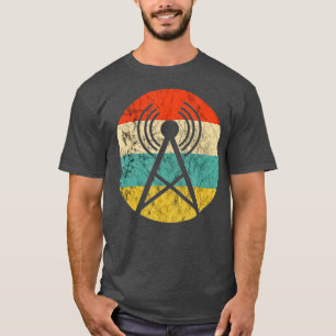 Tower Signal Ham Radio Vintage Retro Ham Radio Ope T-Shirt