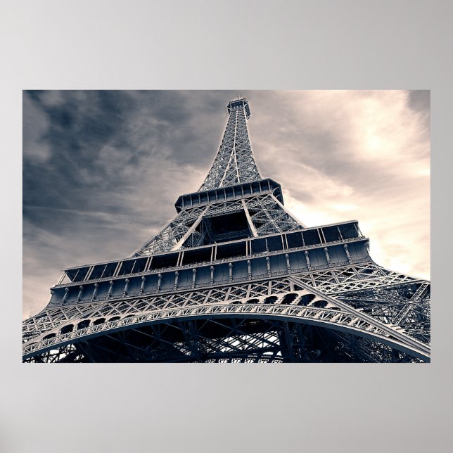Towering Eiffel Tower Poster (Front)