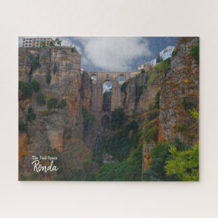 Towering from Above- Ronda, Spain Jigsaw Puzzle