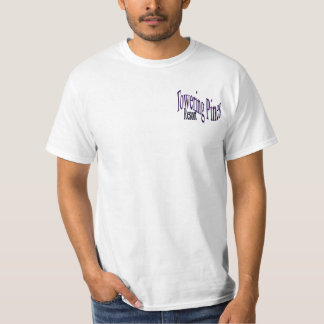 Towering Pines Resort with GPS & Earth on Back T-Shirt