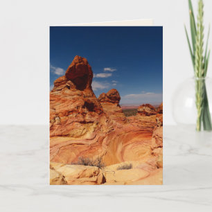 Towering Red Rocks, Blank Greeting Card