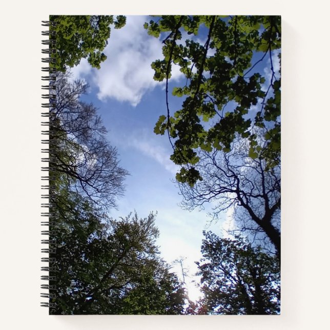 Towering trees - part of the trees series notebook (Front)