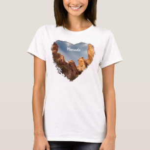 Towers of Red Rock; Nevada Souvenir T-Shirt