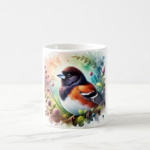 Towhee Bird 280824AREF136 - Watercolor Coffee Mug