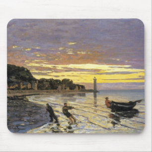 Towing a Boat, Honfleur Mouse Mat