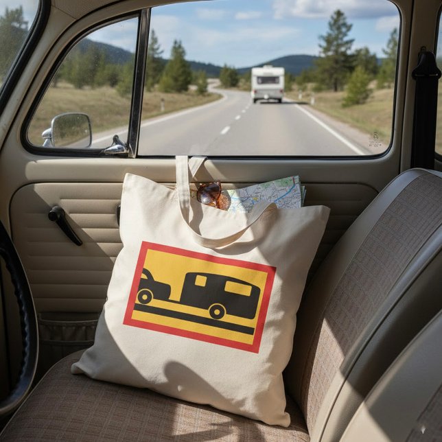 Towing A Caravan Tote Bag (Creator Uploaded)