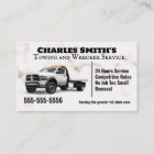 Towing and Wrecker Business Card