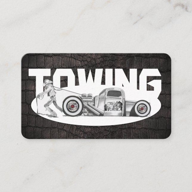 Towing  Business Card (Front)