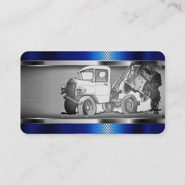 Towing  Business Card (Front)