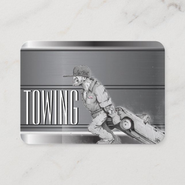Towing  Business Card (Front)
