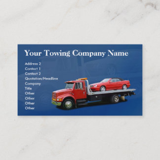 Towing Company Business Card