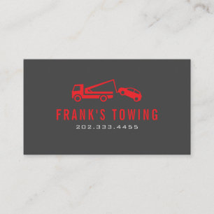 Towing Company Business Card