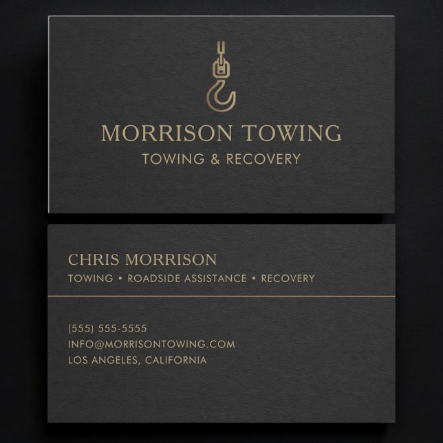 Towing Company Business Card (Creator Uploaded)