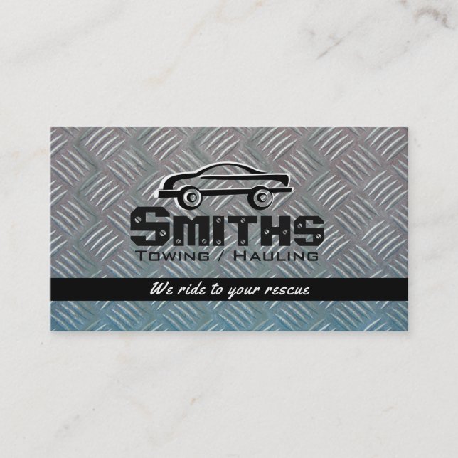 Towing/ Hauling Business Cards (Front)