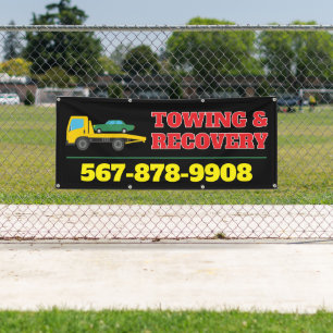 Towing & Recovery Services Custom Banner