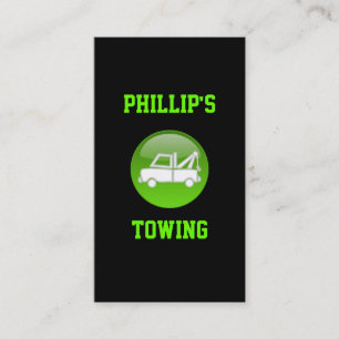 Towing Truck Tow Car Service Business Card