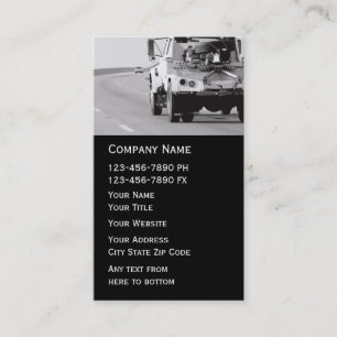 Towing Wrecker Business Card